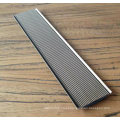 Anti-Slip Carpet Rubber Inserted Aluminum Stair Nosing